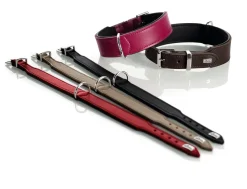 Hunter Basic halsbånd str.42 Stone - 35,0-39,5 cm