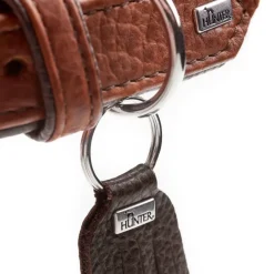 Hunter Cody 60 Cognac Mørkebrun hundehalsbånd - 46-52 cm