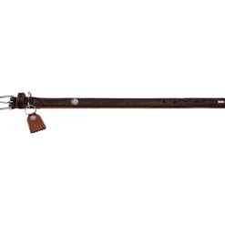 Hunter Cody 40 Mørkebrun Cognac hundehalsbånd - 29-35 cm