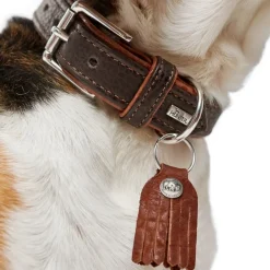 Hunter Cody 45 Mørkebrun Cognac hundehalsbånd - 33-39 cm