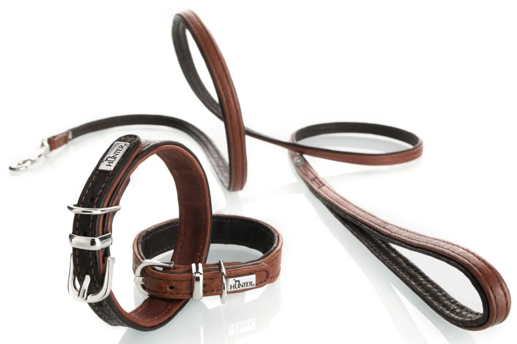 Hunter Cody Petit 27 Cognac Mørkebrun hundehalsbånd