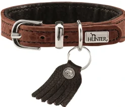 Hunter Cody Petit 27 Cognac Mørkebrun hundehalsbånd