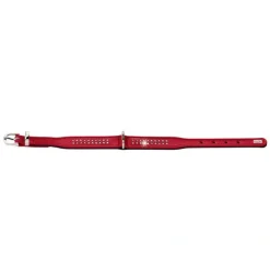 Hunter Diamond petit halsbånd str.37 Rød - 30-34 cm