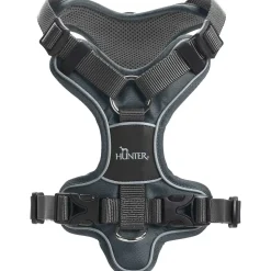 Hunter Divo hundesele L grå/grå just mave 72-100 cm - Stabil kontrol og komfort