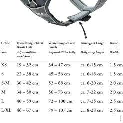 Hunter Divo hundesele L-XL grå/grå just mave 79-107 cm - Stabil kontrol og komfort