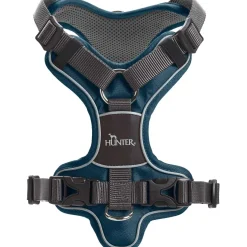 Hunter Divo hundesele L-XL petrol/grå just mave 79-107 cm - Ergonomisk komfort og refleks