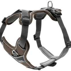 Hunter Divo hundesele M brun/grå just mave 56-73 cm - Stabil komfort og sikker pasform