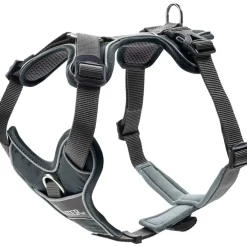Hunter Divo hundesele M grå/grå just mave 56-73 cm - Stabil kontrol og komfort
