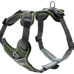 Hunter Divo hundesele M grøn/grå just mave 56-73 cm - Stabil kontrol og komfort