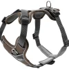 Hunter Divo hundesele S-M brun/grå just mave 52-68 cm - Fleksibel pasform og stabil støtte