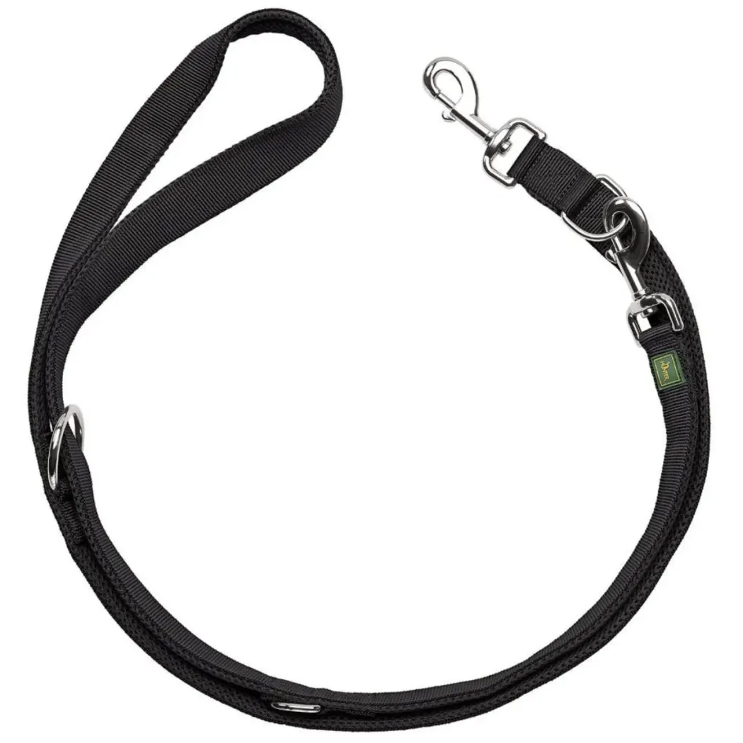 Hunter Divo UP hundeline 20/200 sort - Stabil kontrol og justerbar komfort