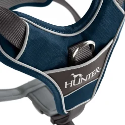 Hunter Divo Up hundesele L petrol/grå just mave 72-100 cm - Stabil kontrol og komfort
