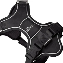 Hunter Divo Up hundesele L sort just mave 72-100 cm - Robust støtte og tryg kontrol