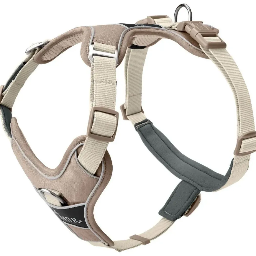 Hunter Divo Up hundesele M beige just mave 56-73 cm - Stabil bevægelse og ergonomisk komfort