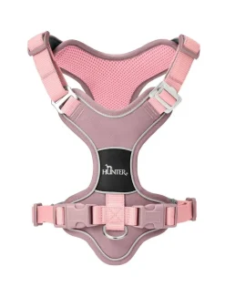 Hunter Divo Up hundesele M lyserød just mave 56-73 cm - Stabil bevægelse og afbalanceret komfort
