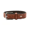 Hunter Dressur HundeHalsbånd 40 Mørkebrun Elglæder - 35-43 cm