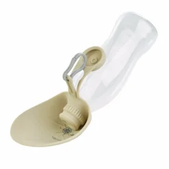 Hunter drikkeflaske med silikoneskål beige 550 ml