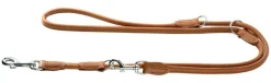 Hunter Elg Rundsyet Hundeline 10 mm Cognac