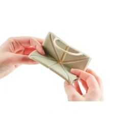 Hunter foldbar silikone rejseskål 590 ml beige