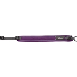 Hunter Halsbånd Divo L Violet/Grå - justerbart hundehalsbånd (45-55 cm, B 4,5 cm)