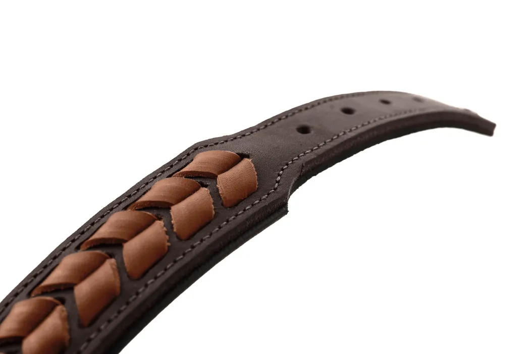 Hunter Halsbånd El Paso M Brun/Sort 55 - 42-48 cm