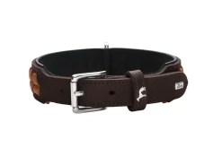 Hunter Halsbånd El Paso M-L Brun/Sort 60 - 46-52 cm