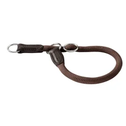 Hunter Halvkvæler halsbånd Freestyle Brun 30/10 - 30-40 cm