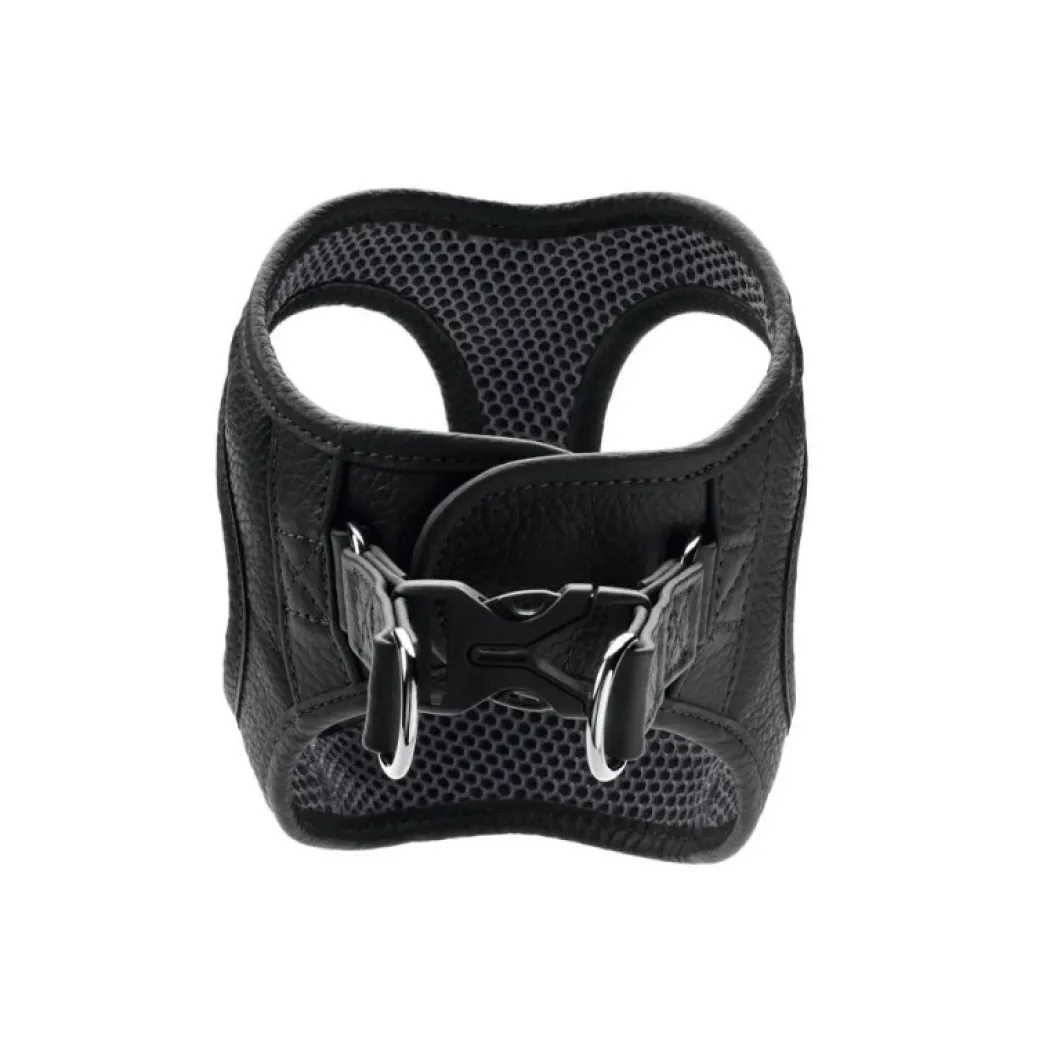 Hunter Hilo læder hundesele sort XS - hals 33-37 cm