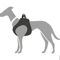 Hunter Hilo læder hundesele sort XS - hals 33-37 cm