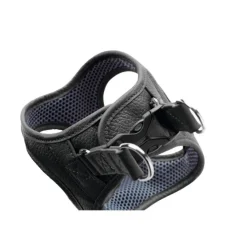 Hunter Hilo læder hundesele XS-S sort hals 37-40 cm - blød og let pasform