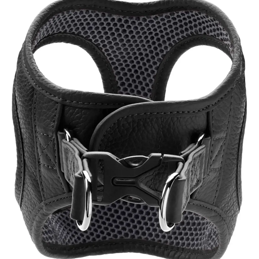 Hunter Hilo læder hundesele XS brun hals 33-37 cm - let og blød pasform