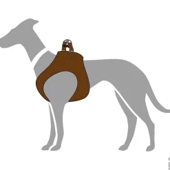 Hunter Hilo læder hundesele XS-S brun hals 37-40 cm - let og komfortabel pasform