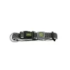 Hunter hunde halsbånd Hilo Antracit L-XL - justerbart hundehalsbånd (40-60 cm, B 3,2 cm)