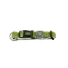Hunter hunde halsbånd Hilo Lime XL - justerbart hundehalsbånd (45-70 cm, B 3,8 cm)