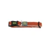 Hunter hunde halsbånd Hilo Orange S-M - justerbart hundehalsbånd (30-43 cm, B 2,5 cm)