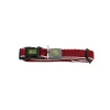 Hunter hunde halsbånd Hilo Rød S-M - justerbart hundehalsbånd (30-43 cm, B 2,5 cm)