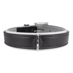 Hunter Hundehalsbånd læder Canada Elg Grå 55 - 42-48 cm