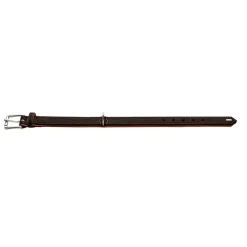 Hunter Hundehalsbånd læder Canada Elg Str.50 Sort/Cognac - 37-43 cm