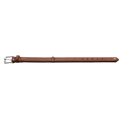 Hunter Hundehalsbånd læder Canada Elg Str.35 Cognac/Sort - 24-30 cm