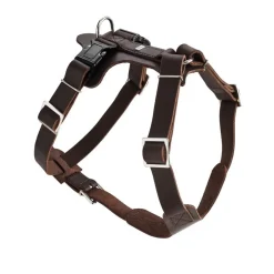 Hunter Hundesele Aalborg mørkebrun S-M/1 - Bryst/hals 44-56 cm