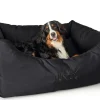 Hunter hundeseng Gent antibakteriel Medium 80x60 cm Sort
