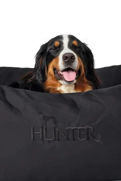 Hunter hundeseng Gent antibakteriel Medium 80x60 cm Sort