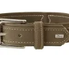 Hunter Hunting halsbånd str.40 Oliven - justerbart hundehalsbånd (29 - 35 cm., B 1,8 cm.)