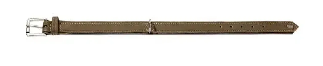 Hunter Hunting halsbånd str.40 Oliven - justerbart hundehalsbånd (29 - 35 cm., B 1,8 cm.)