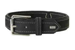 Hunter Hunting halsbånd str.40 Sort - justerbart hundehalsbånd (29 - 35 cm., B 1,8 cm.)