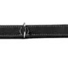 Hunter Hunting halsbånd str.55 Sort - justerbart hundehalsbånd (42 - 48 cm., B 3,5 cm.)