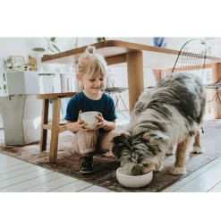 Hunter keramik Lund hunde skål 900 ml Beige