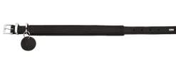 Hunter Larvik Comfort 45 Sort Hundehalsbånd - justerbart hundehalsbånd (30 - 38 cm, B 2,8