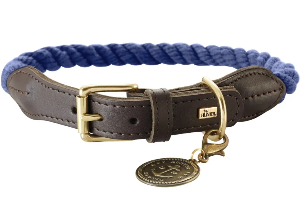 Hunter List Reb Halsbånd S Blå - 41-49 cm