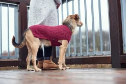 Hunter Malmø pullover strik bordeaux str. 45